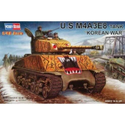 U.S. M4A3E8 Tank Korean War -84804