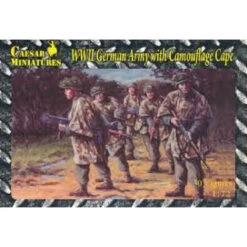 WWII German Army With Camouflage Cape HB04