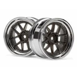 HPI Racing DY-CHAMPION 26MM WHEEL (CHROME/BRONZE/6MM OS/2PCS) (HPI113090)