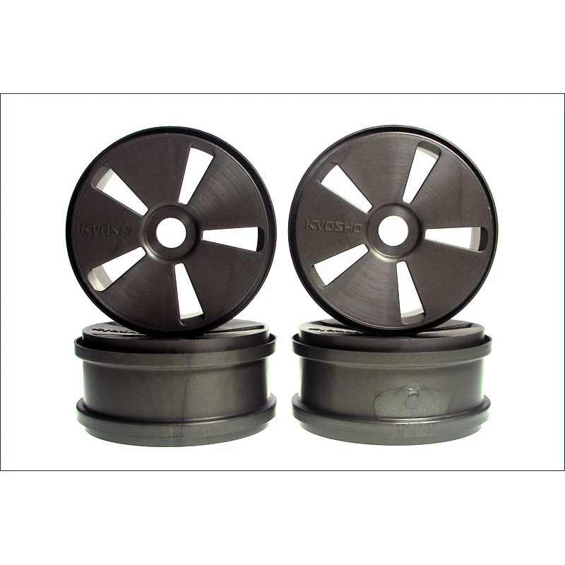 Kyosho Dish Wheel Gun Metallic (4pcs) 3 Kyosho Dish Wheel Gun Metallic (4pcs)