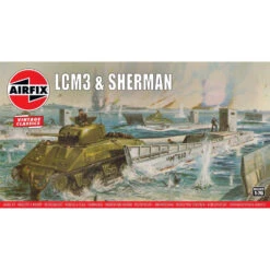 Airfix LCM3 & Sherman -AF013301V