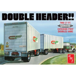 AMT Double Header Tandem Van Trailers -1132