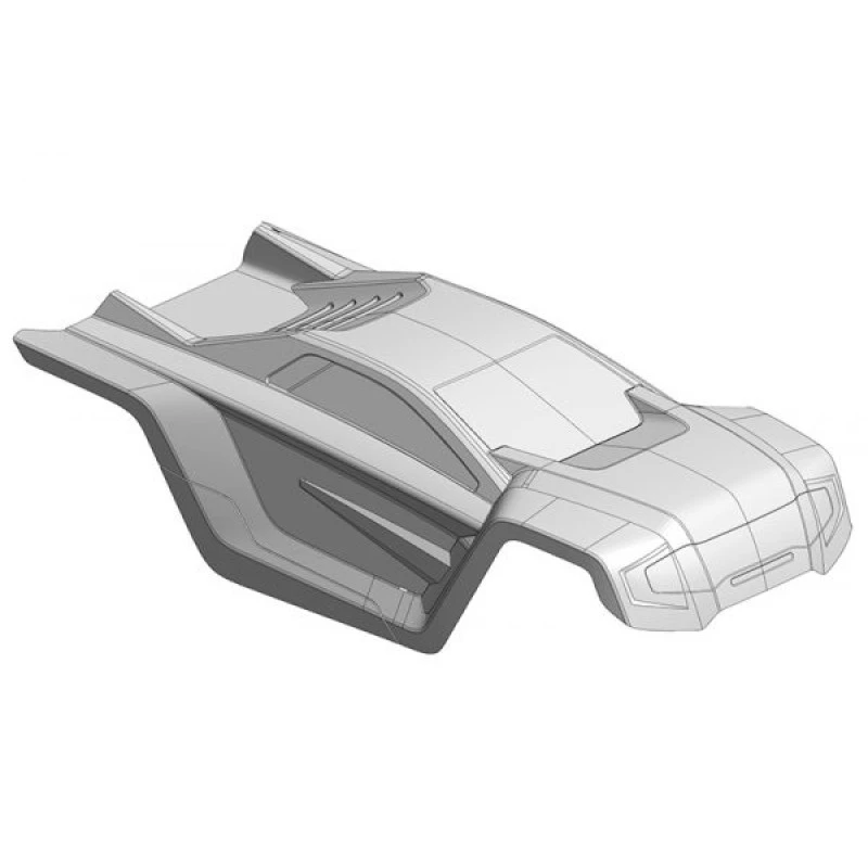 Polycarbonate Body - Shogun Xp - Clear- Cut -C-00180-385 3 Polycarbonate Body - Shogun Xp - Clear- Cut -C-00180-385