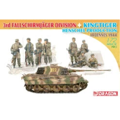 Dragon 3rd Fallschirmjager Division + King Tiger Henschel Production Ardennes 1944 -7400
