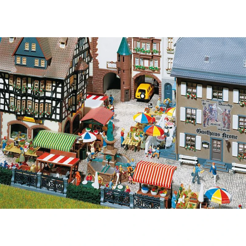 Faller Weekmarkt - N - 180582 3 Faller Weekmarkt - N - 180582