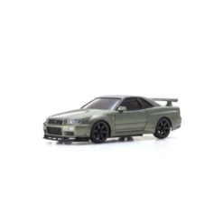 Kyosho Mini Z AWD Nissan GT-R R34 V-SpecII Nur Millenum Jade -32624MJ
