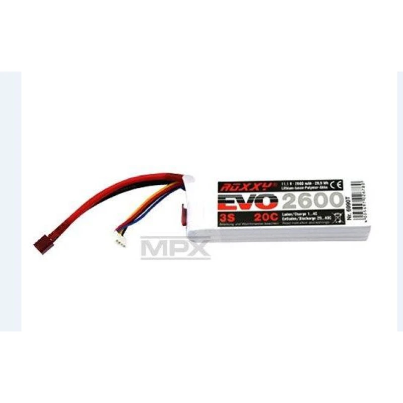 Roxxy EVO Power Lipo 3 S 2600 Mah 30 C Continu -316616 3 Roxxy EVO Power Lipo 3 S 2600 Mah 30 C Continu -316616