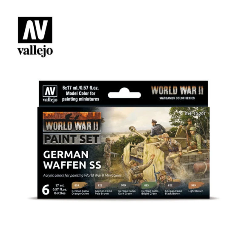 WWII German Waffen SS -70207 3 WWII German Waffen SS -70207