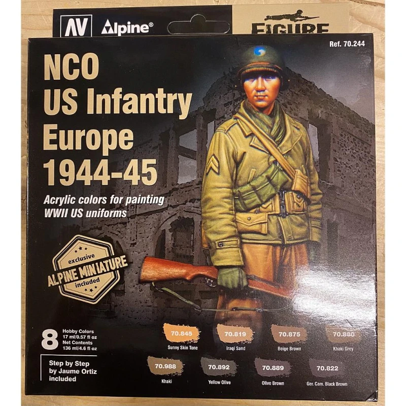 Alpine NCO US Infantry Europe 1944-45 -70244 3 Alpine NCO US Infantry Europe 1944-45 -70244