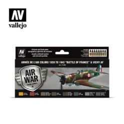 Air Paint Set - 1939 To 1942 “Battle Of France” & Vichy AF