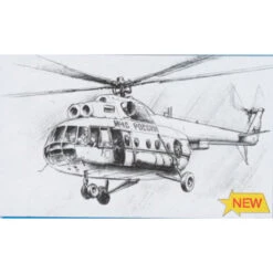 Zvezda MIL MI-8 Rescue Helicopter -7254